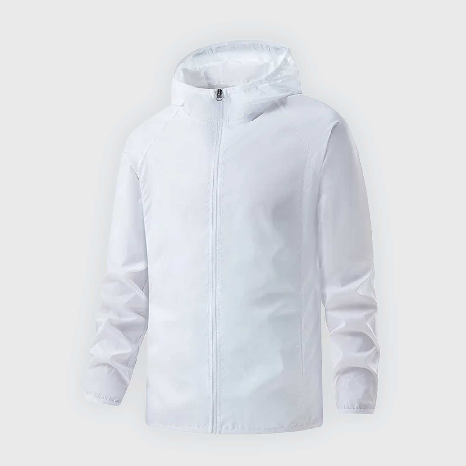 Men's Waterproof Windbreaker - UV Protection, Breathable & Adjustable Hood