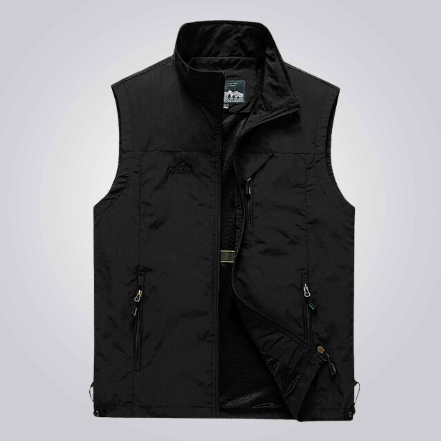 Men's Outdoor Thermal Vest - Waterproof, Breathable & 3 Zippered Pockets