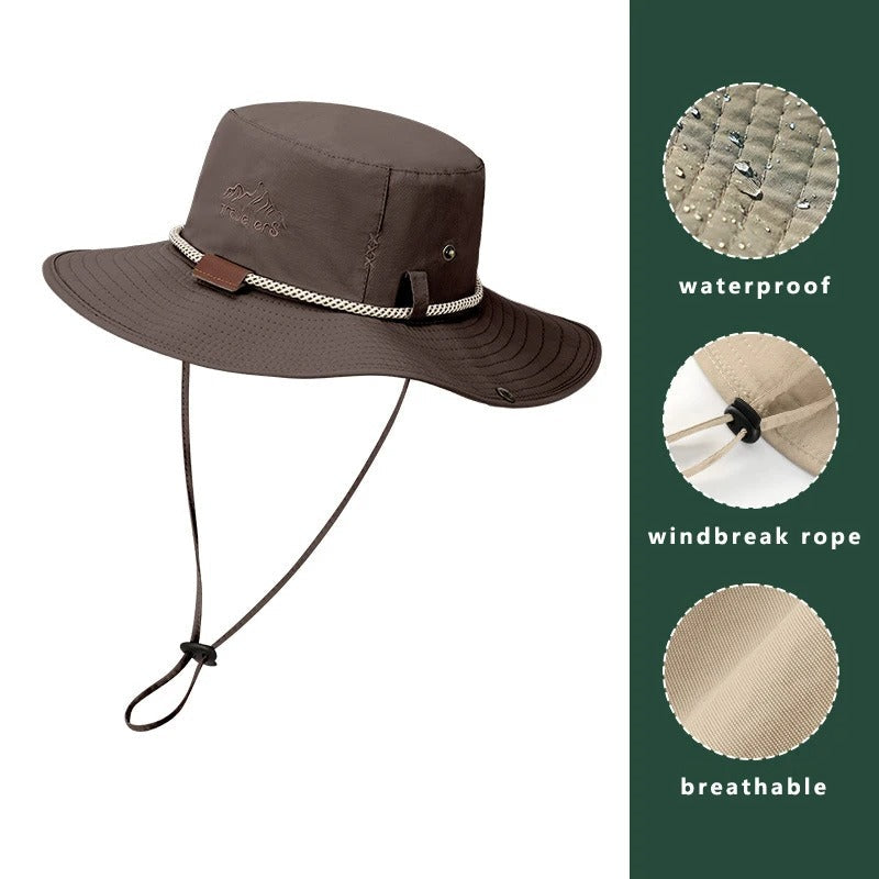 Travellers Waterproof Outdoor Hat | UPF 50+ Sun Protection Boonie Hat for Hiking