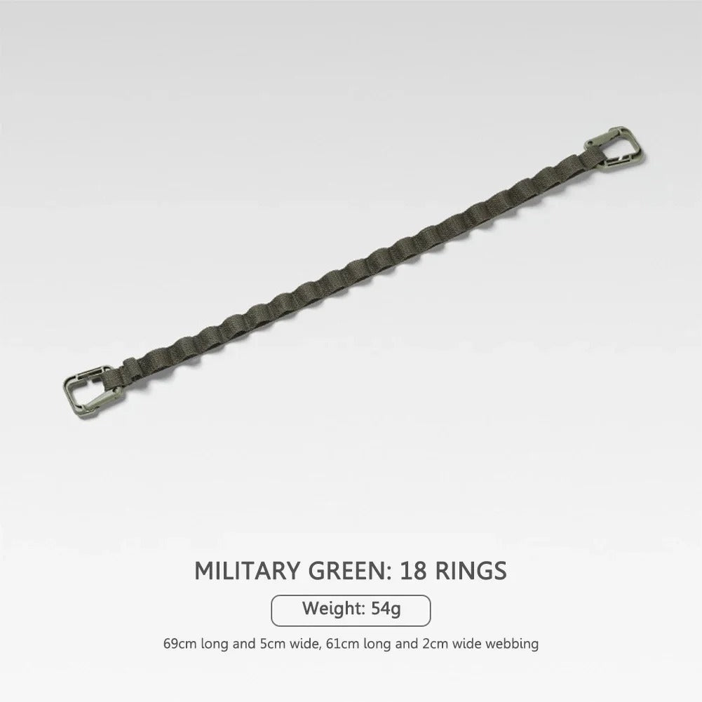 Hook Outdoor Camping Lanyard | Portable Multi-Ring Hanging Strap for Campsite Organization