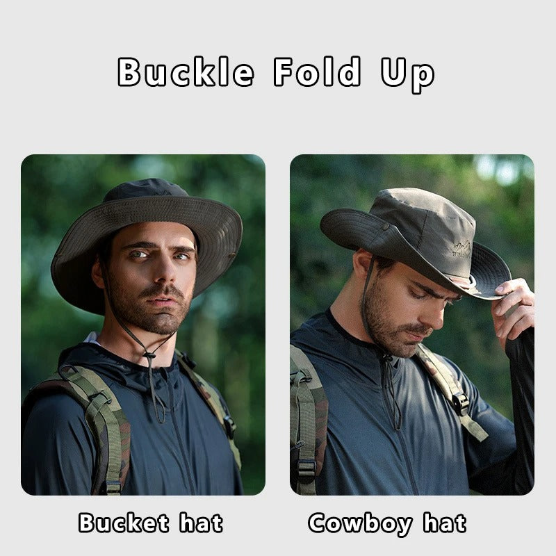 Travellers Waterproof Outdoor Hat | UPF 50+ Sun Protection Boonie Hat for Hiking
