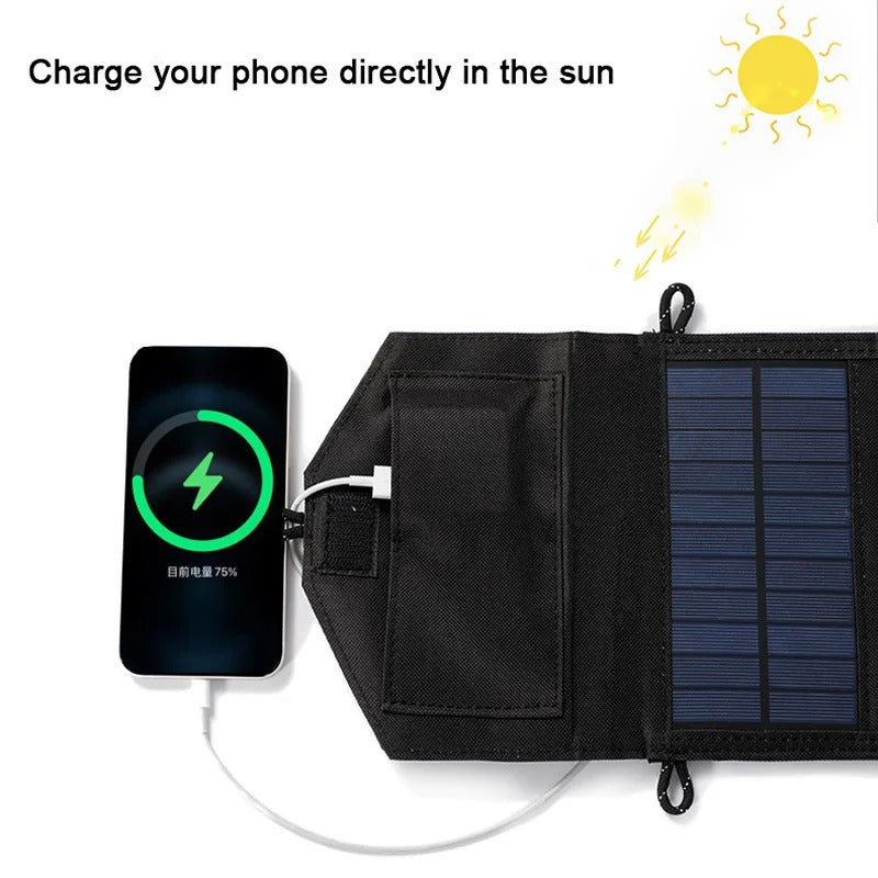 Fold 500W Portable Solar Panel | USB Charger for Camping, Hiking & Outdoor Adventures