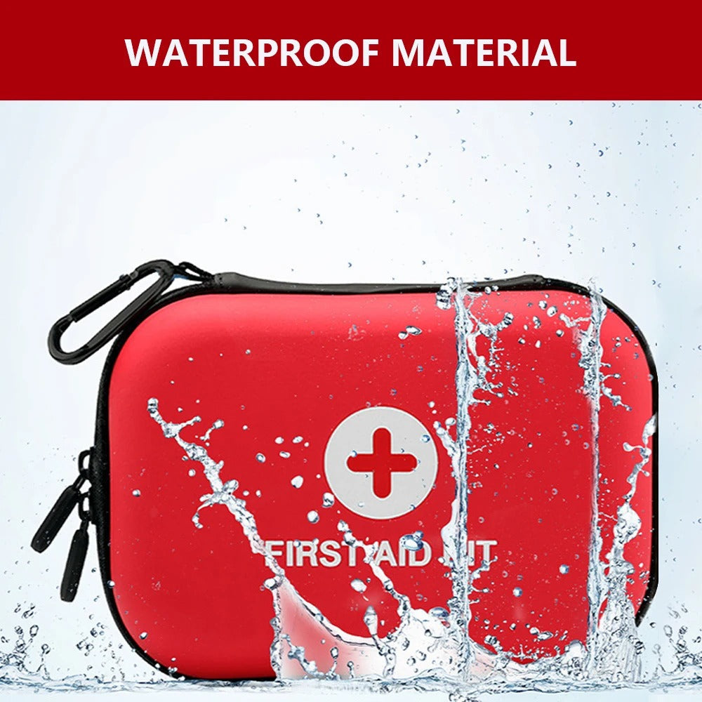 Survival 91-Piece Portable First Aid Kit | Compact Medical Kit for Car, Camping & Home
