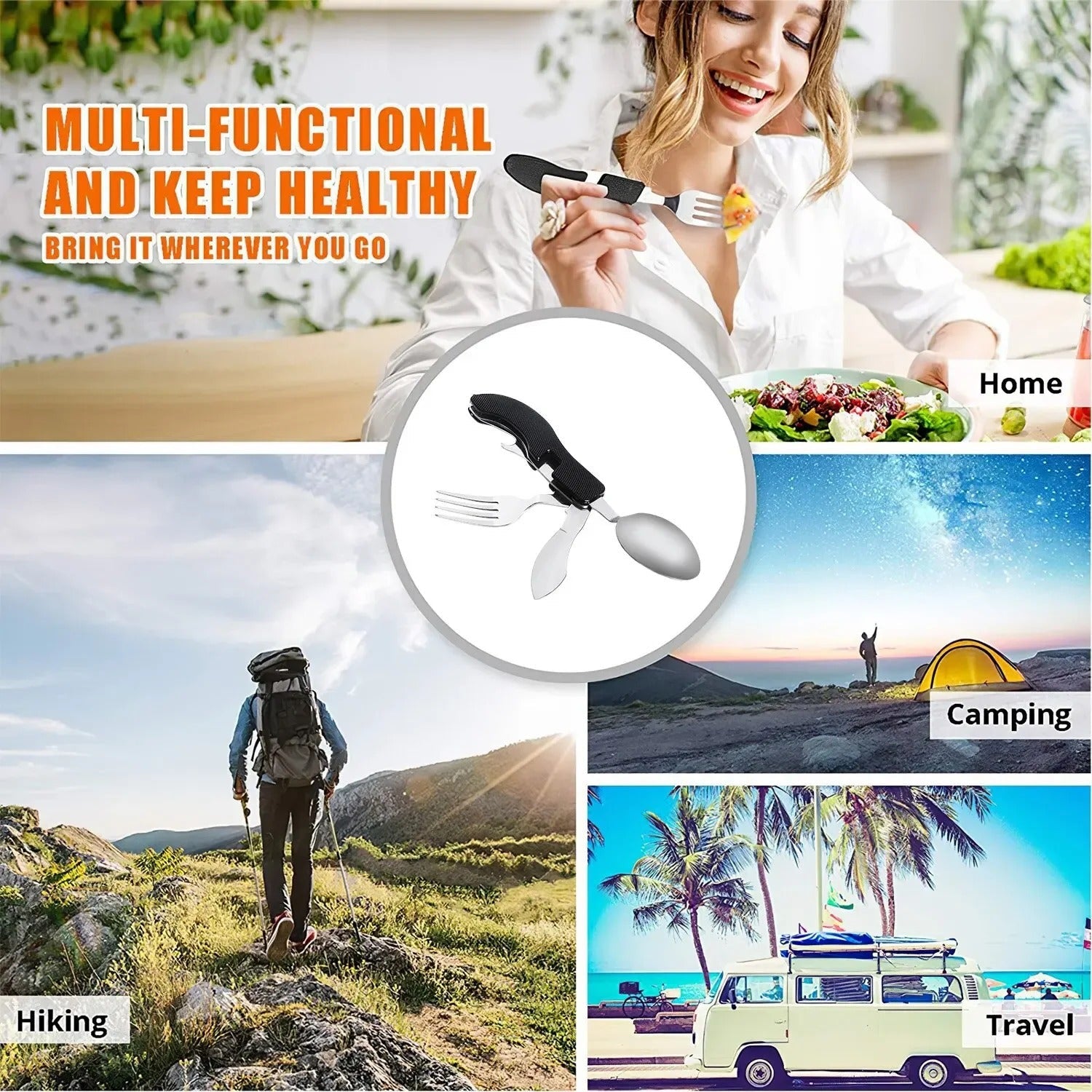 Ultimate 4-in-1 Portable Cutlery Knife