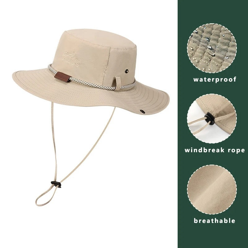 Travellers Waterproof Outdoor Hat | UPF 50+ Sun Protection Boonie Hat for Hiking