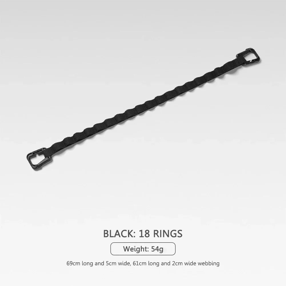Hook Outdoor Camping Lanyard | Portable Multi-Ring Hanging Strap for Campsite Organization