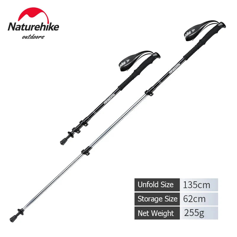 Ultralight Telescopic Trekking Pole | Adjustable 6061 Aluminum Hiking Stick for Mountain Trails