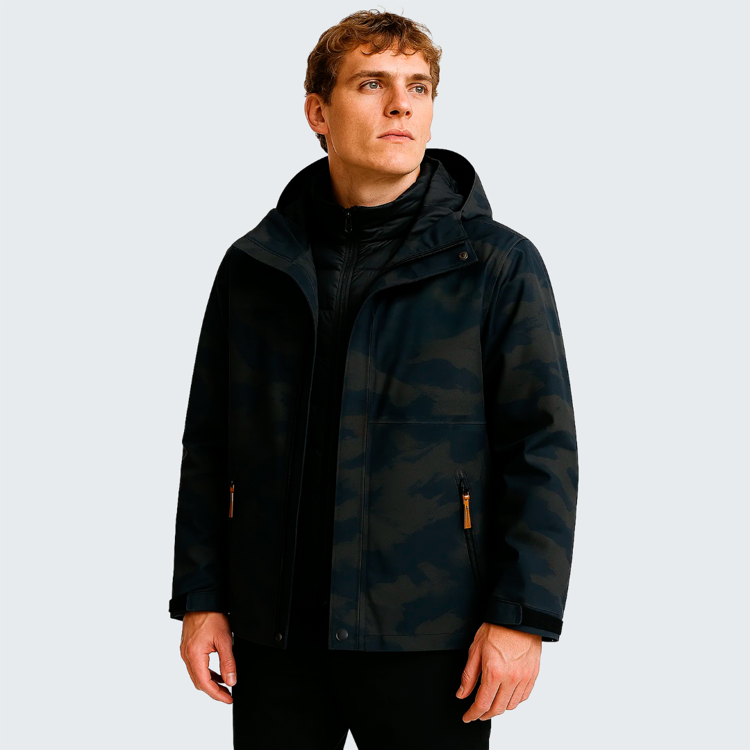 Stormhood 2-in-1 Puffer Jacket - 8000mm Waterproof, Breathable & Removable Hood