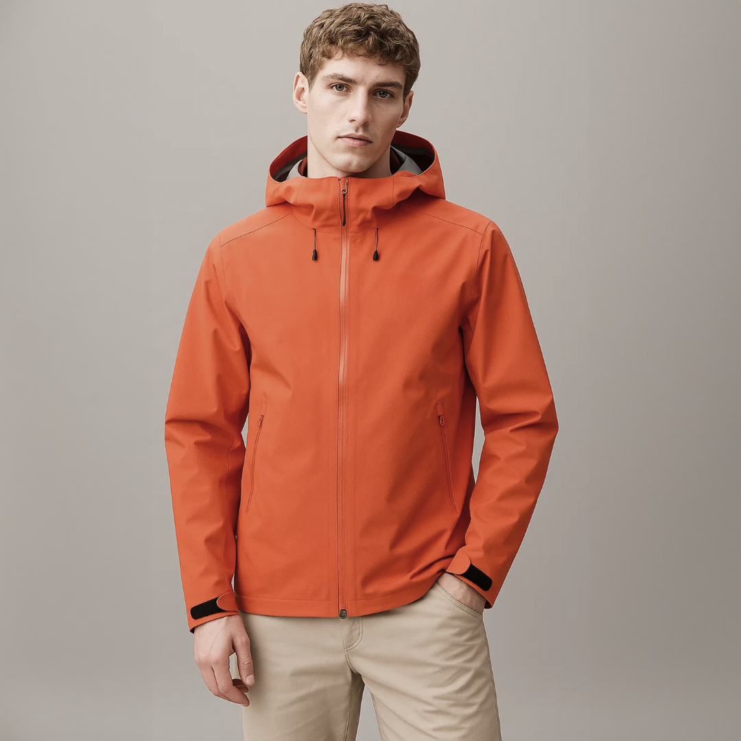 Men's Torrent Waterproof Outdoor Jacket - Adjustable Hood, Zip Pockets & All-Weather