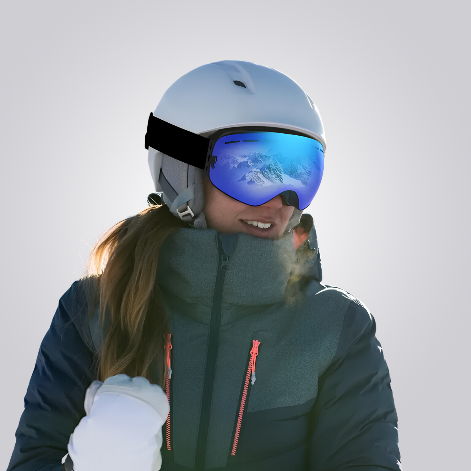 Ski Vision Goggles - UV400 Protection, Aerodynamic & Stylish for Snow Sports