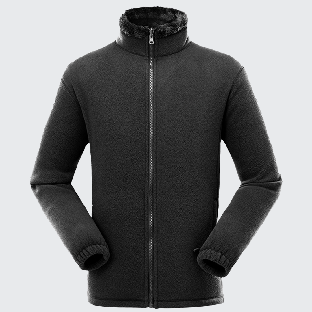 Men's Fleece Coats - Thermal, Lightweight & Soft for Cold Weather Outdoors