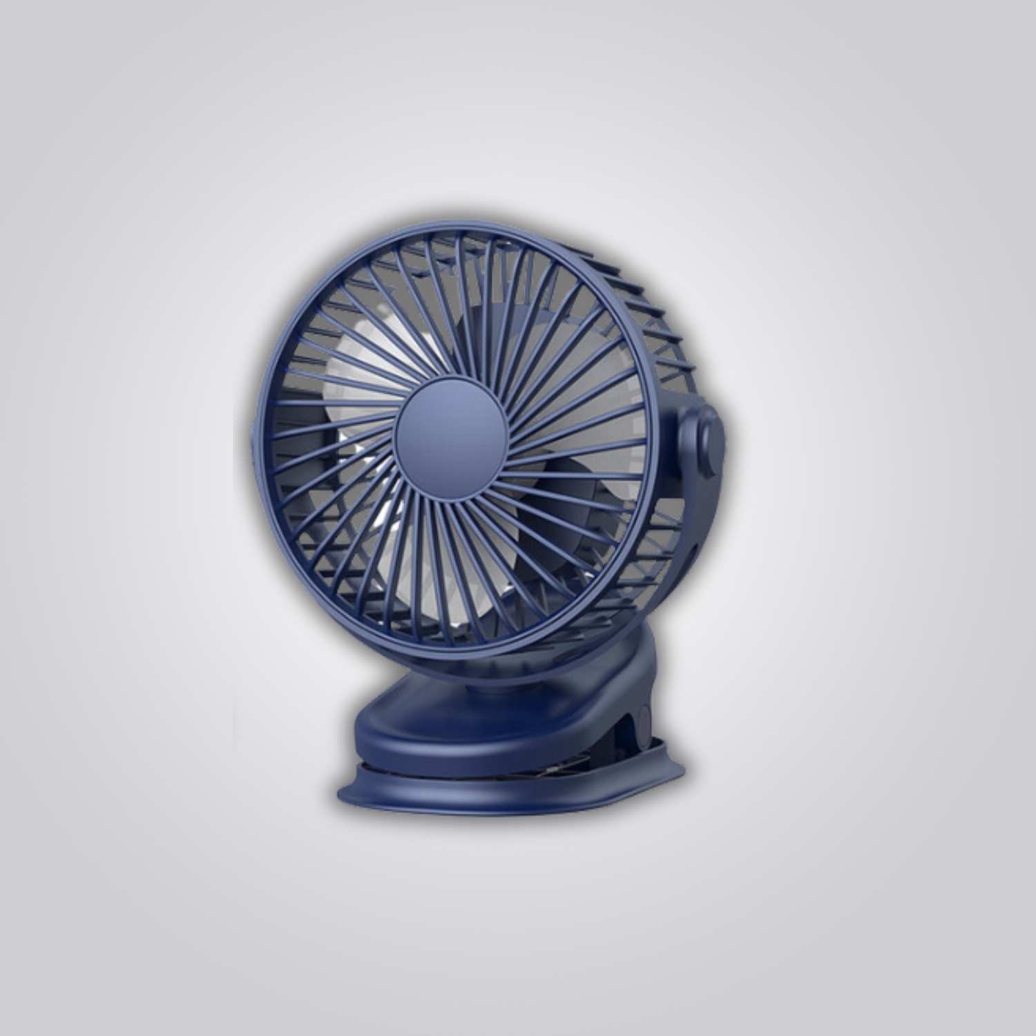 1500mAh Portable Rechargeable Fan - 360° Rotation, Night Light & 8-Hour Battery