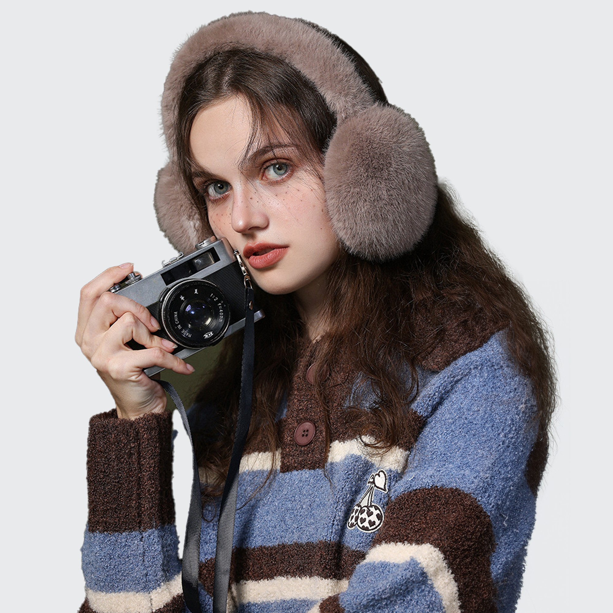 Warmies Retractable Ear Muffs - Plush Lined, Thermal Protect & Windproof for Winter