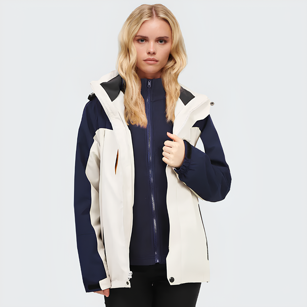 Women's Thermal Shield 3-in-1 Jacket - Waterproof, Fleece Liner & Removable Hood