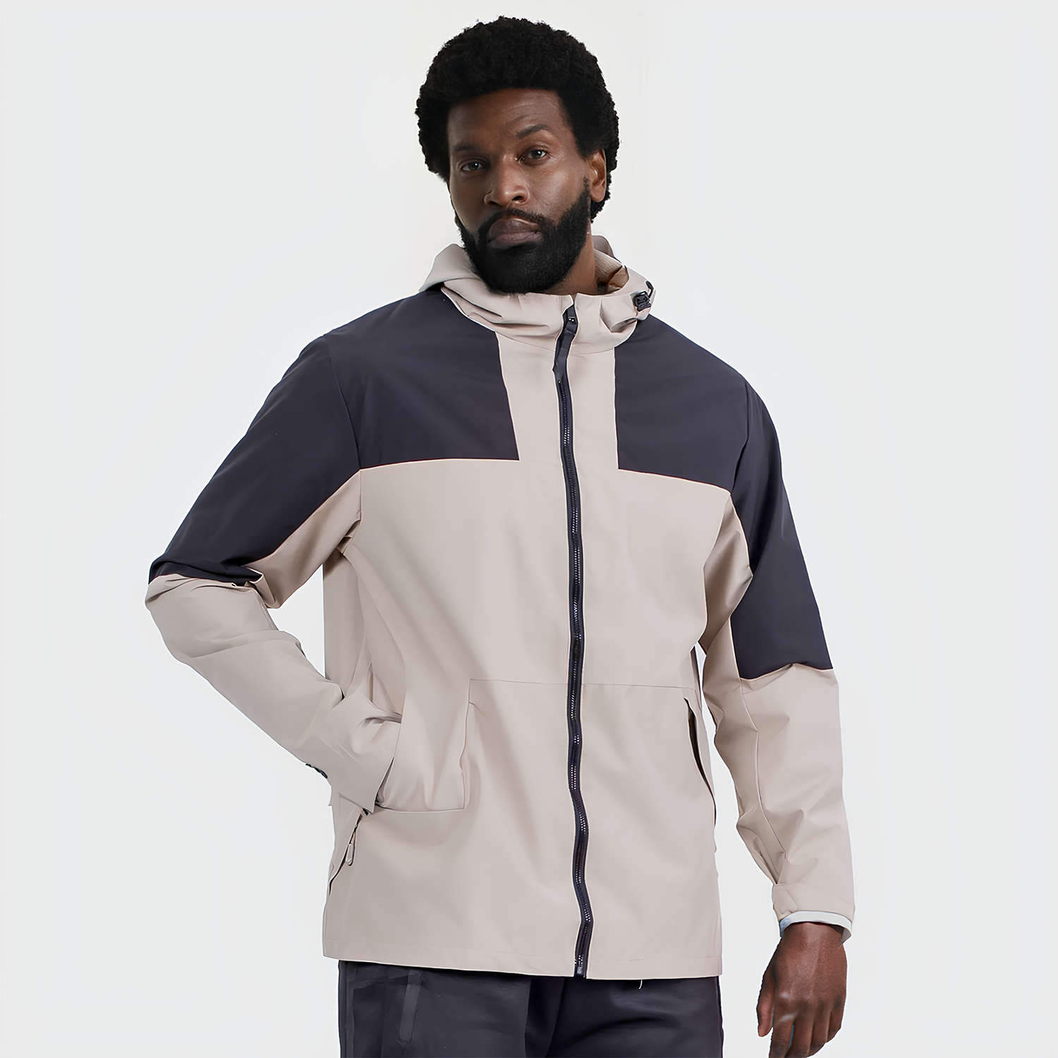 Men's Overland Fleece Lined Outdoor Jacket - Windproof, UV Protect & Multi-Pocket