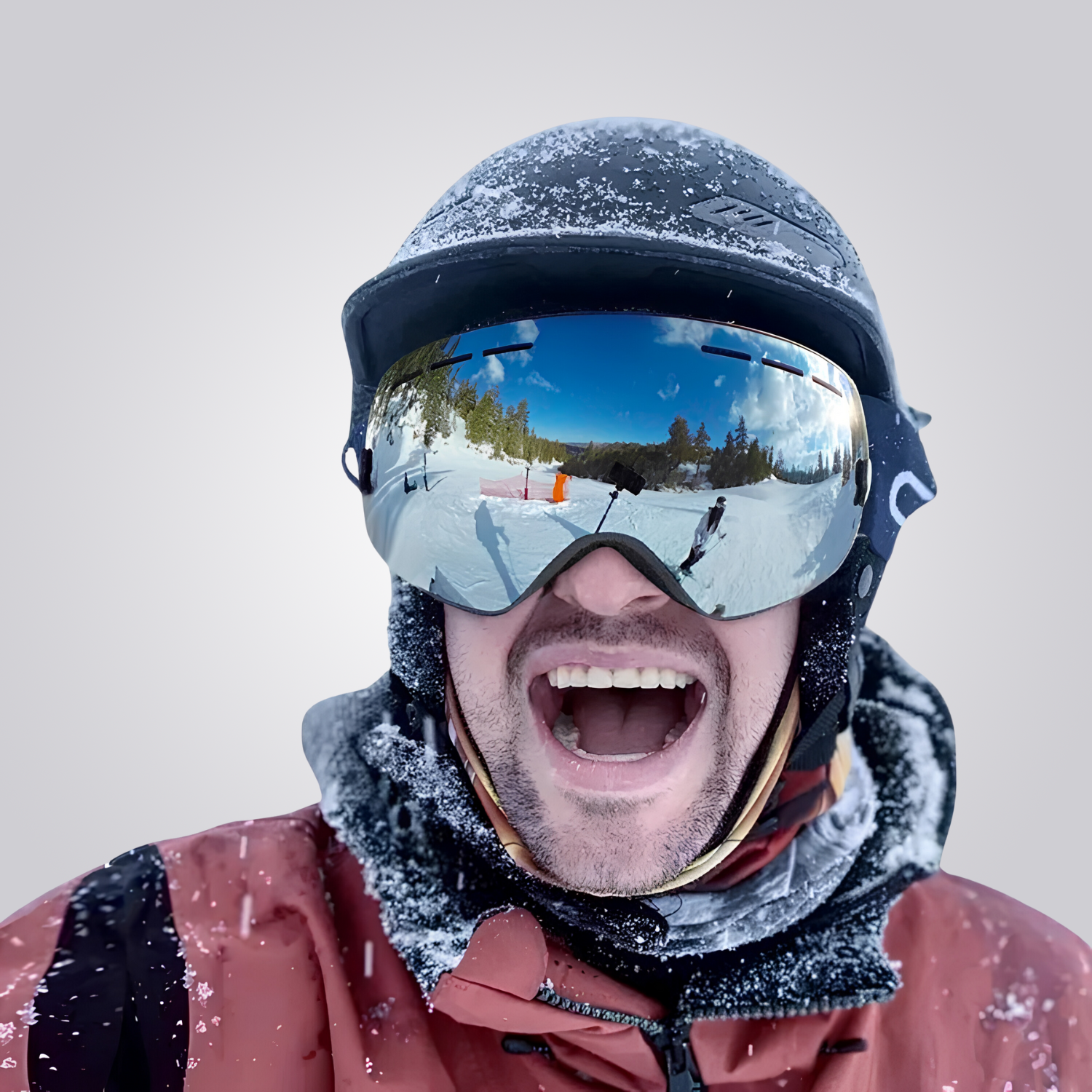Ski Vision Goggles - UV400 Protection, Aerodynamic & Stylish for Snow Sports