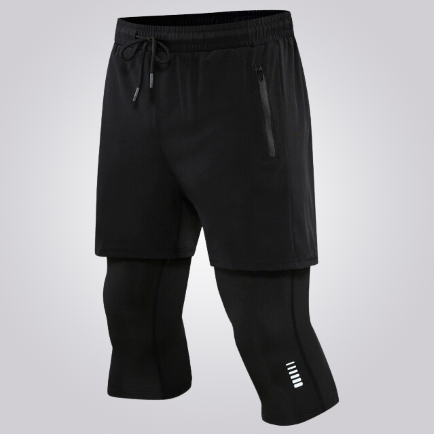 Men's Training 2-in-1 Shorts - Built-in Compression Liner for Freedom & Support