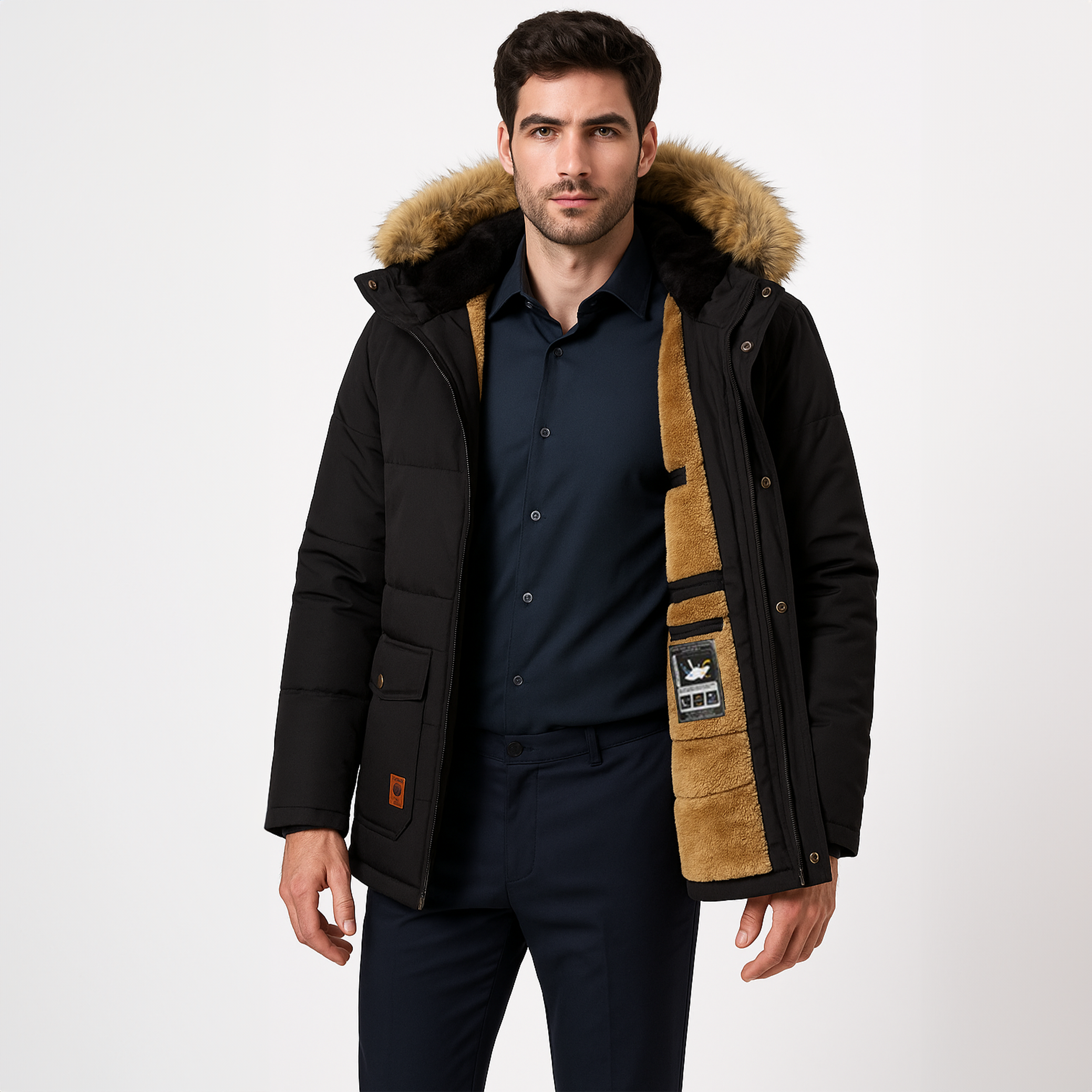 Men's Snowball Puffer Jacket - Cozy, Warm & Stylish for Cold Weather