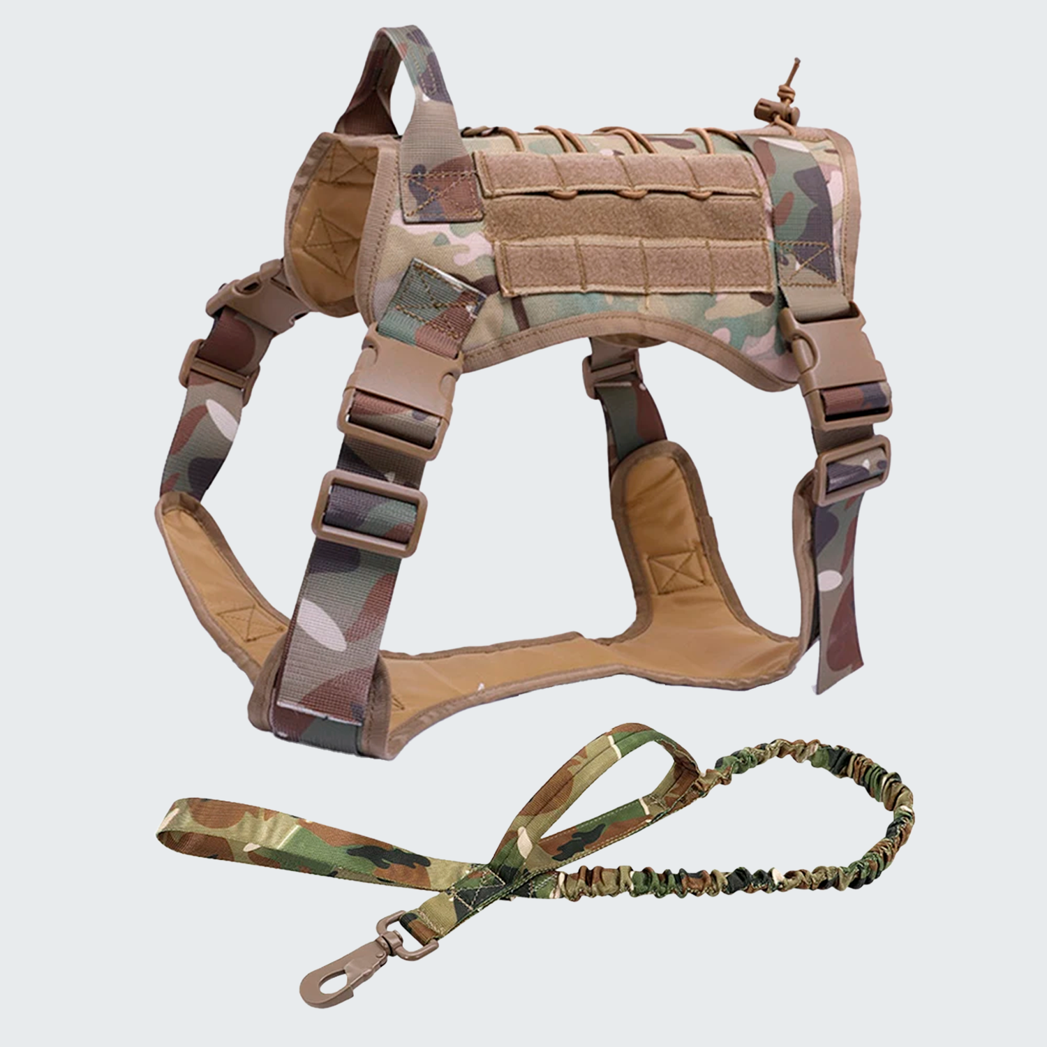 Robust K9 Dog Harness Vest with Leash - Padded, Durable & Medium/Large Breeds