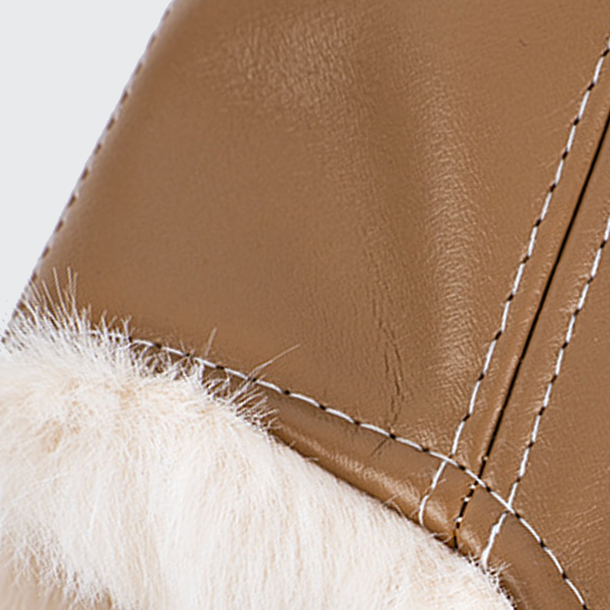 Yukon Trapper Hat - Faux Leather, Faux Fur Lined & Ear Flaps for Extreme Cold