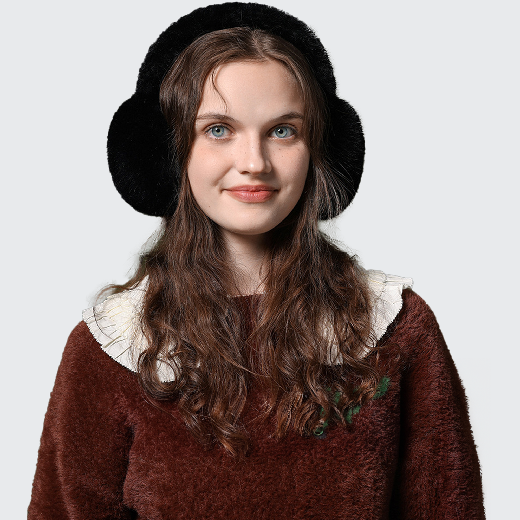 Warmies Retractable Ear Muffs - Plush Lined, Thermal Protect & Windproof for Winter