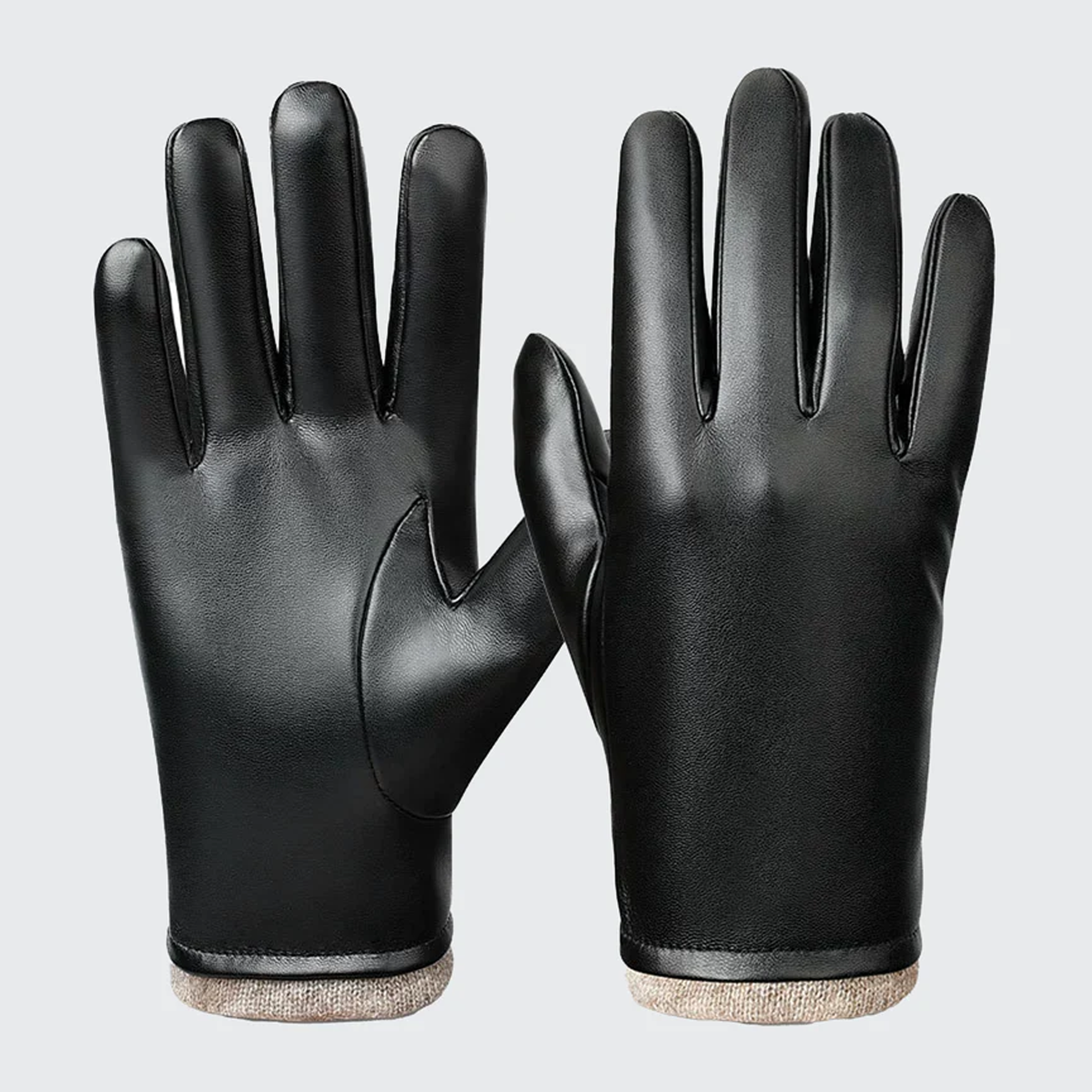 Men's Dapper Touchscreen Gloves - Thermal Lined, Water Resistant & Stylish
