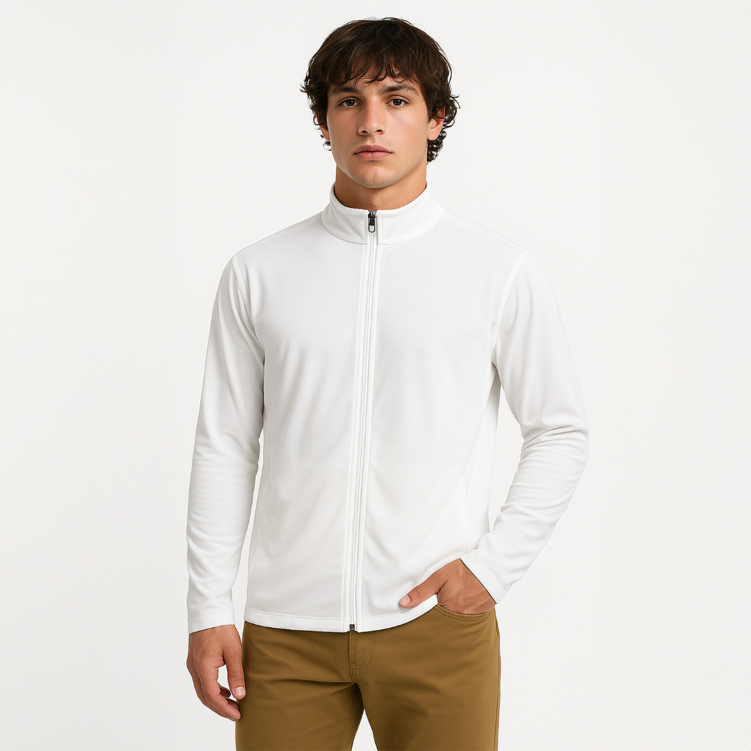 Men's Streamline Sports Jacket - Stretch Fabric, Breathable & Zip Pockets