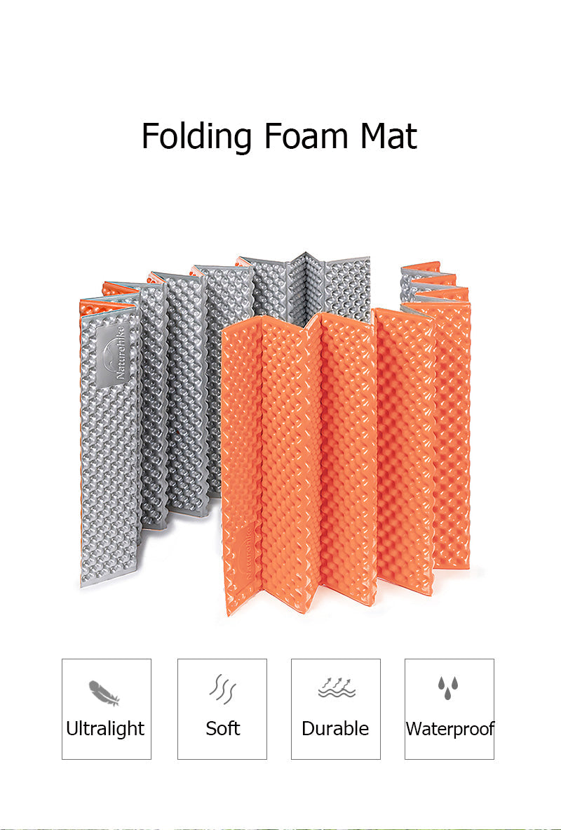 Accordion Ultralight Camping Sleeping Pad | Foldable IXPE Foam Mat with Thermal Insulation