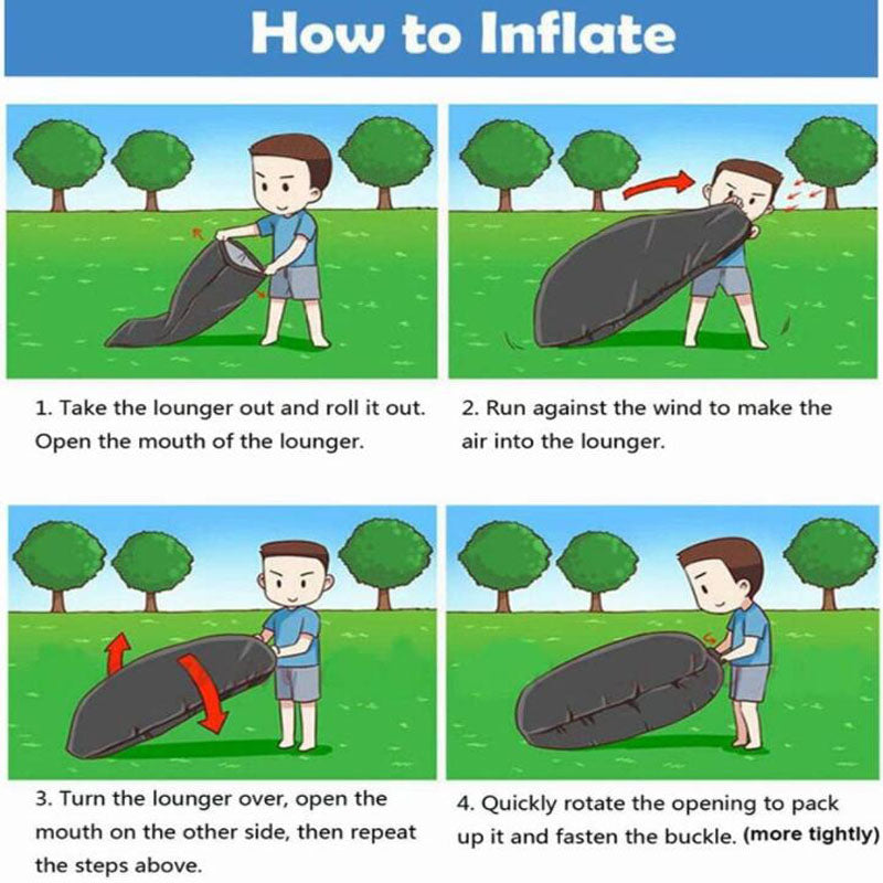 Ultralight Pro Inflatable Lounger | Portable Air Sofa for Camping, Beach & Outdoors