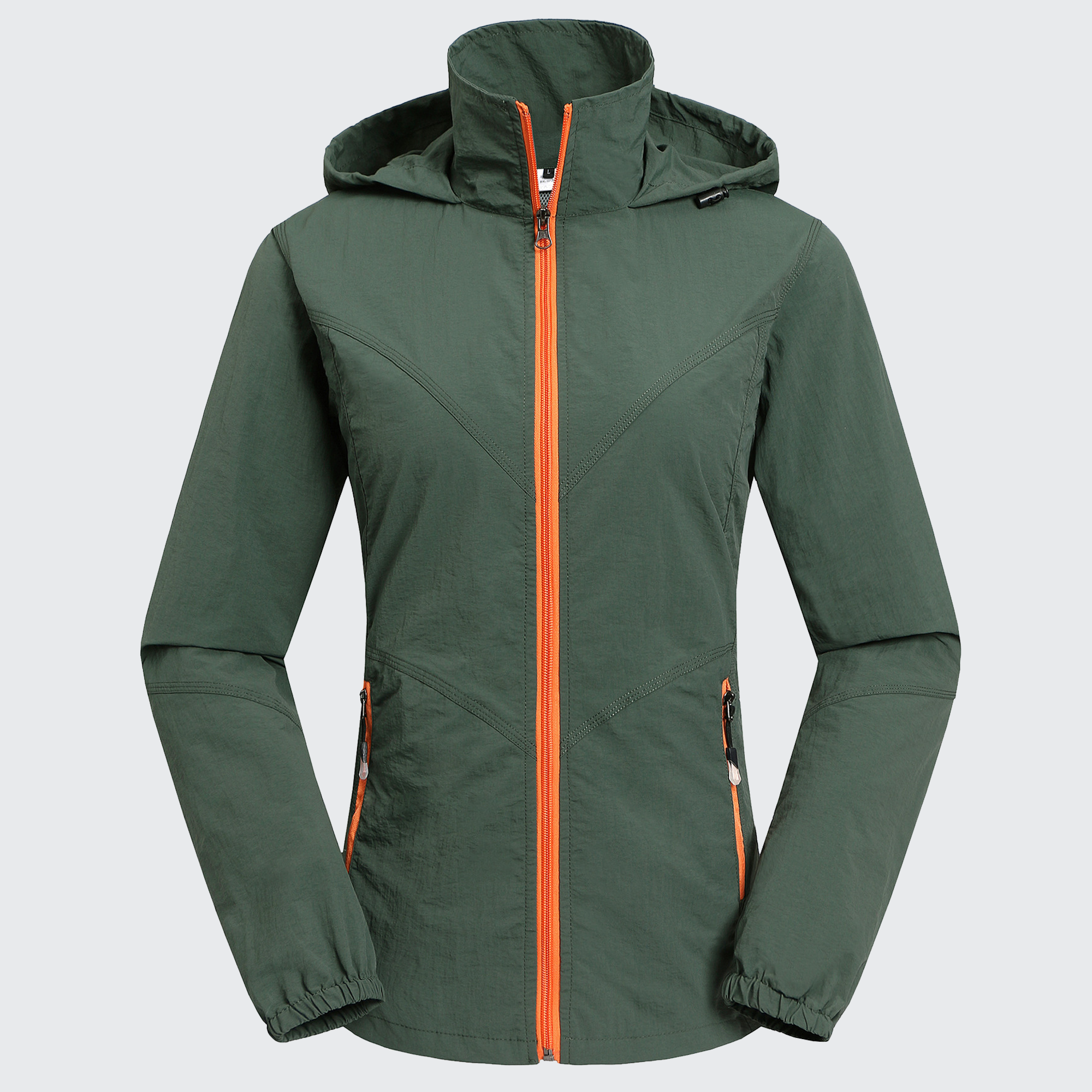 Women's Lightweight Windbreaker - Waterproof, UV Protection & Stylish for Outdoors