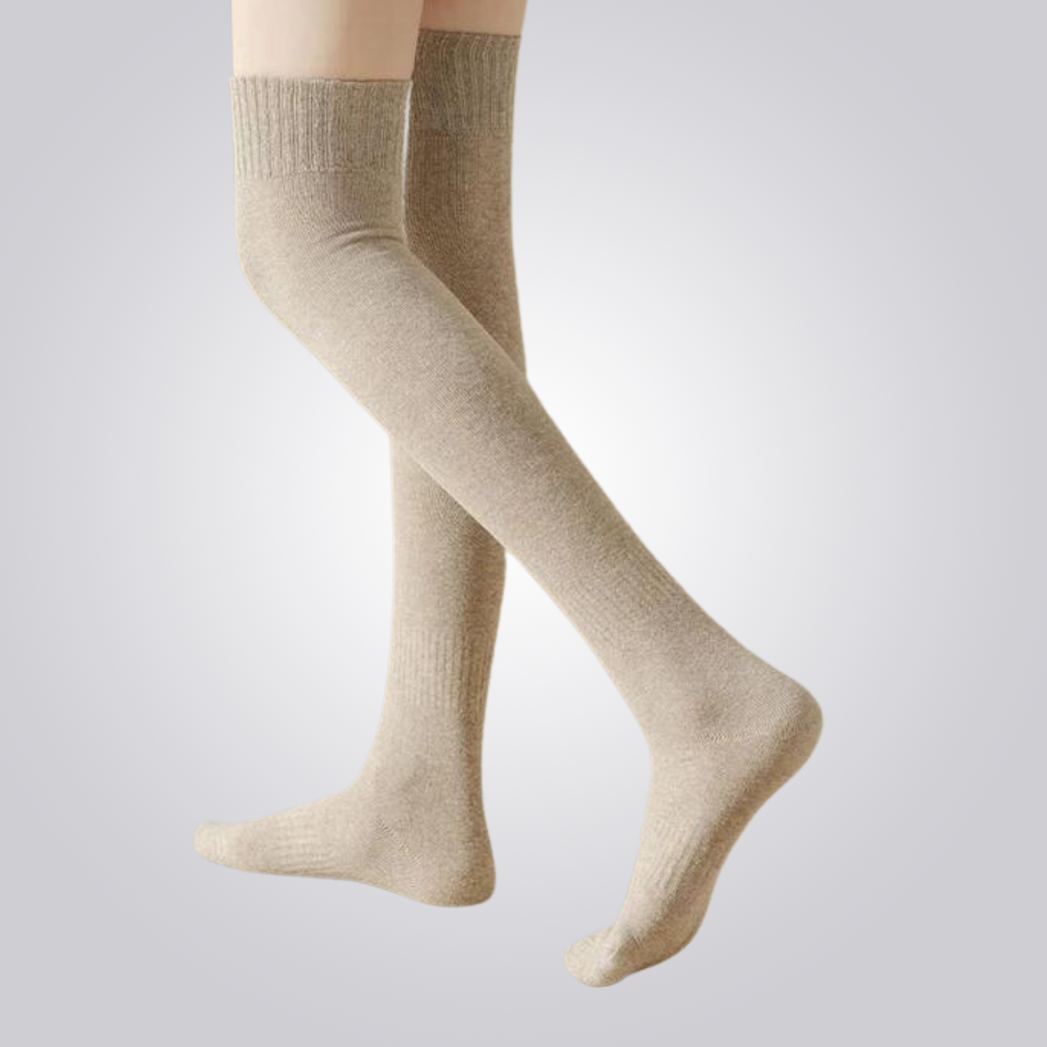 Women's Long Fleece Socks - Cozy, Durable & Warm for Winter
