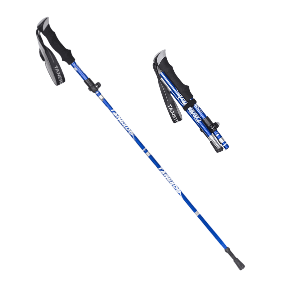 Bastão Trekking Portátil - Fold 30 Cm [Camping - Trekking - Bastões] 02 - Bastão Trekking - Fold Pescamping Azul Escuro 