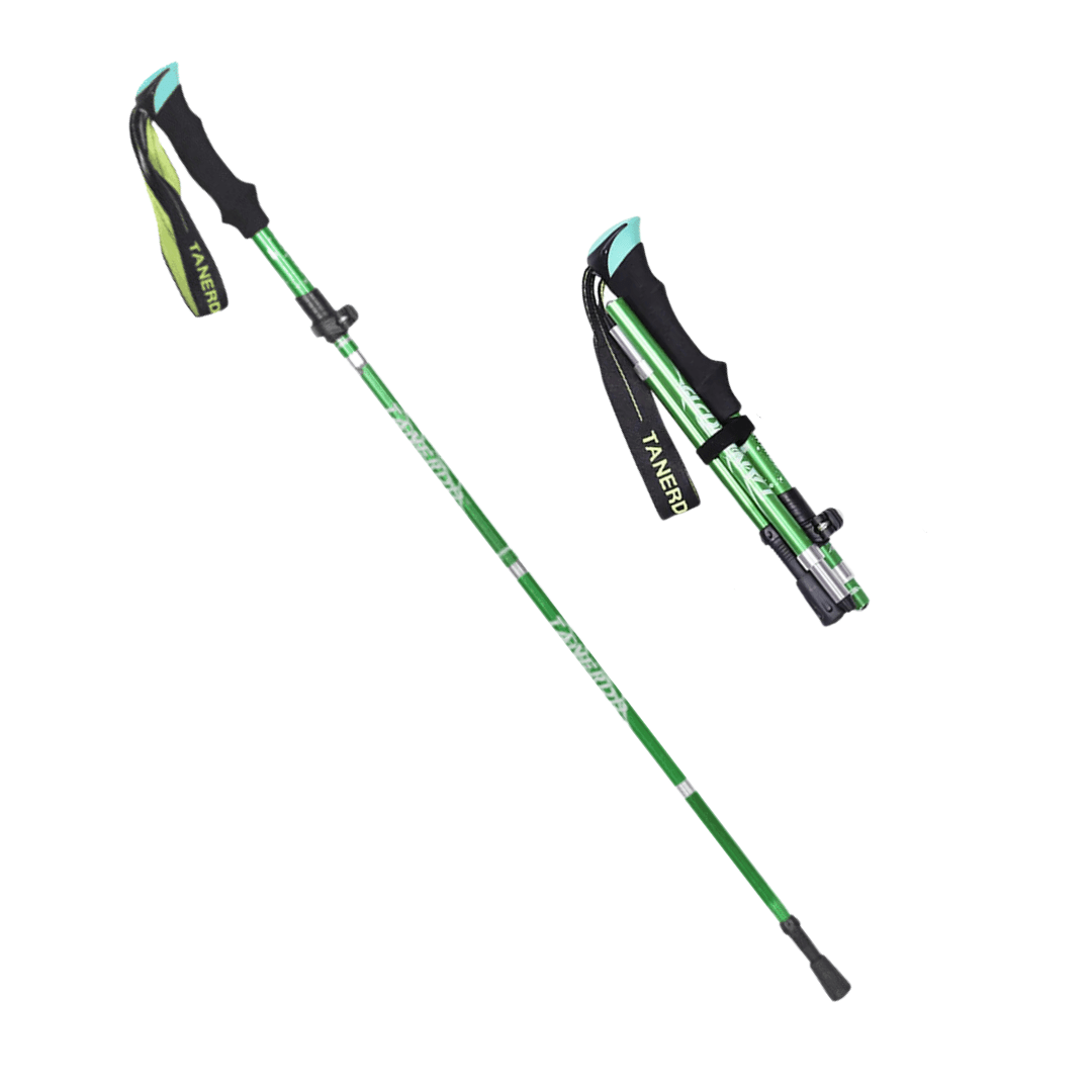 Bastão Trekking Portátil - Fold 30 Cm [Camping - Trekking - Bastões] 02 - Bastão Trekking - Fold Pescamping Verde 