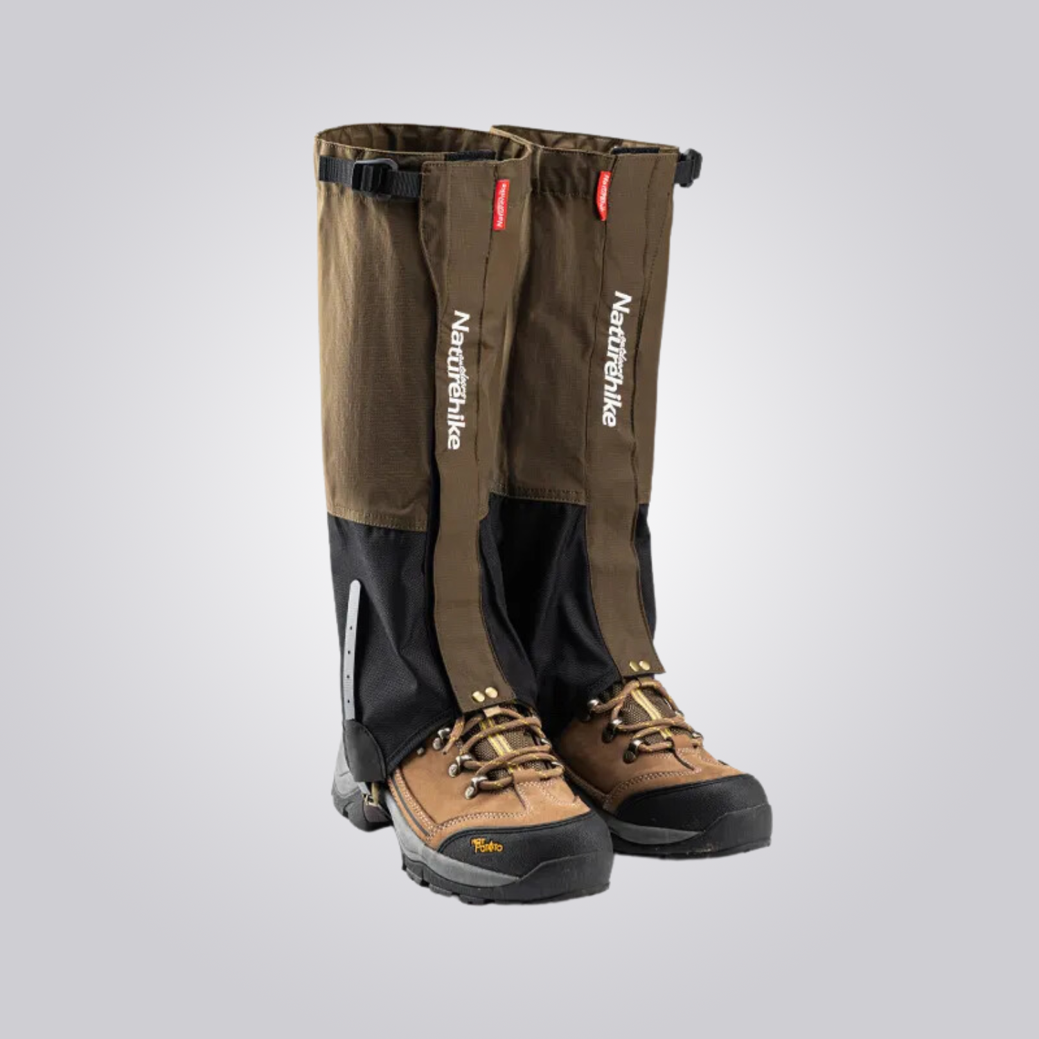 NatureHike Waterproof Hiking Gaiters - Durable, Adjustable & Terrain Protection