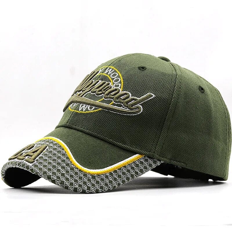 Boné de Pesca - Snapback [Vestuário - Acessórios - Bonés] 03 - Boné de Pesca - Snapback Pescamping Hollywood Verde 55-60CM Ajustável 