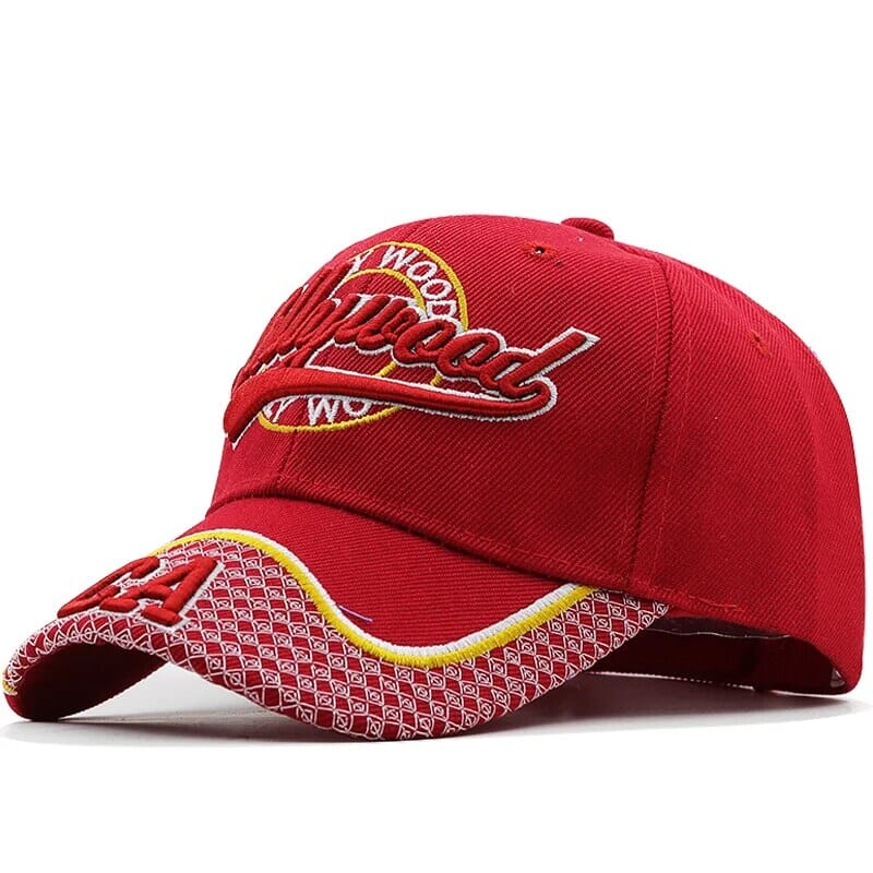Boné de Pesca - Snapback [Vestuário - Acessórios - Bonés] 03 - Boné de Pesca - Snapback Pescamping Hollywood Vermelho 55-60CM Ajustável 