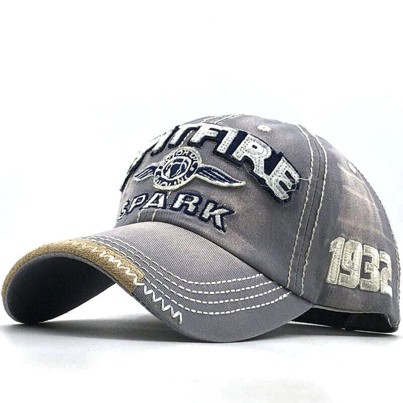 Boné de Pesca - Snapback [Vestuário - Acessórios - Bonés] 03 - Boné de Pesca - Snapback Pescamping Spitfire Cinza 55-60CM Ajustável 