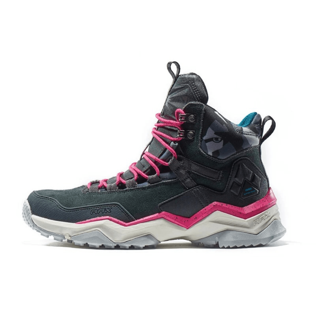 Botas de Trekking Couro Impermeável - Adventure [Vestuário - Calçados - Calçados] 04 - Botas de Trekking - Adventure Pescamping Preto Carbono Feminino 35 