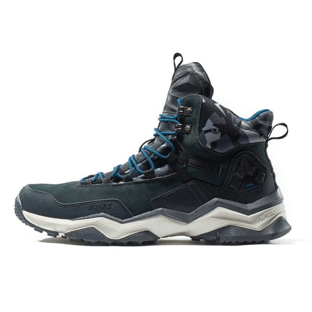 Botas de Trekking Couro Impermeável - Adventure [Vestuário - Calçados - Calçados] 04 - Botas de Trekking - Adventure Pescamping Preto Carbono Masculino 35 