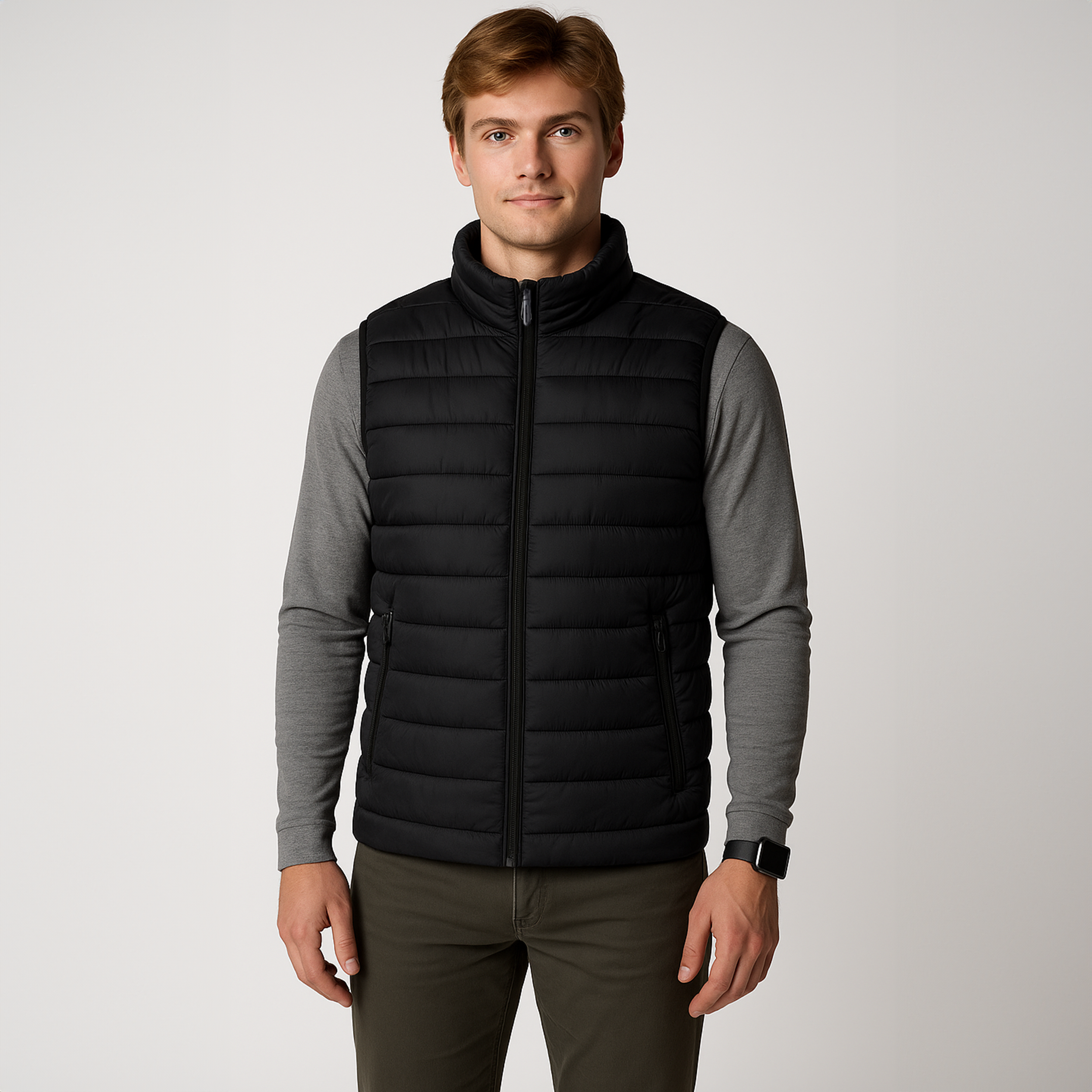 Men's Puffer Vest - Waterproof, Breathable & Thermal for Outdoor Comfort
