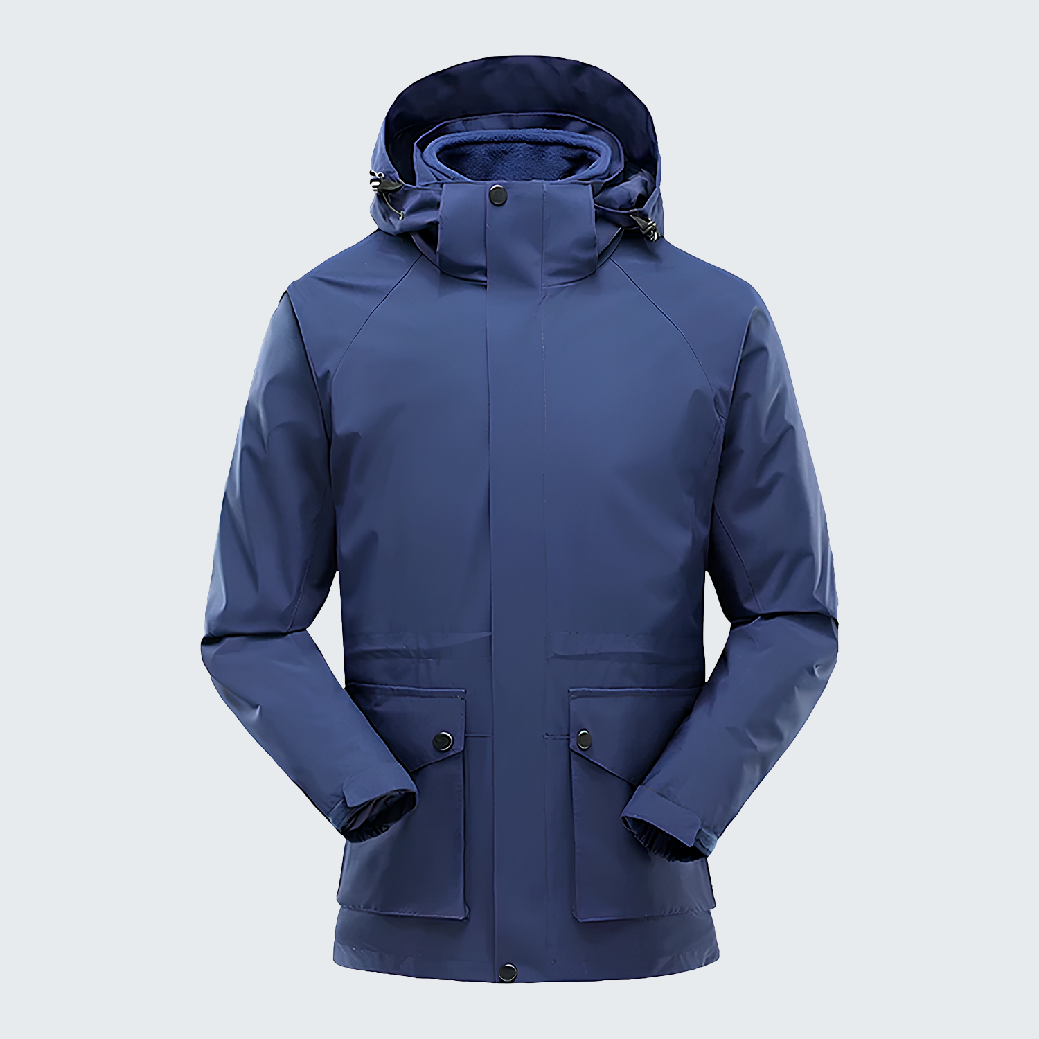 Men's Carbon 3-in-1 Outdoor Jacket - Waterproof, Windproof & Removable Fleece