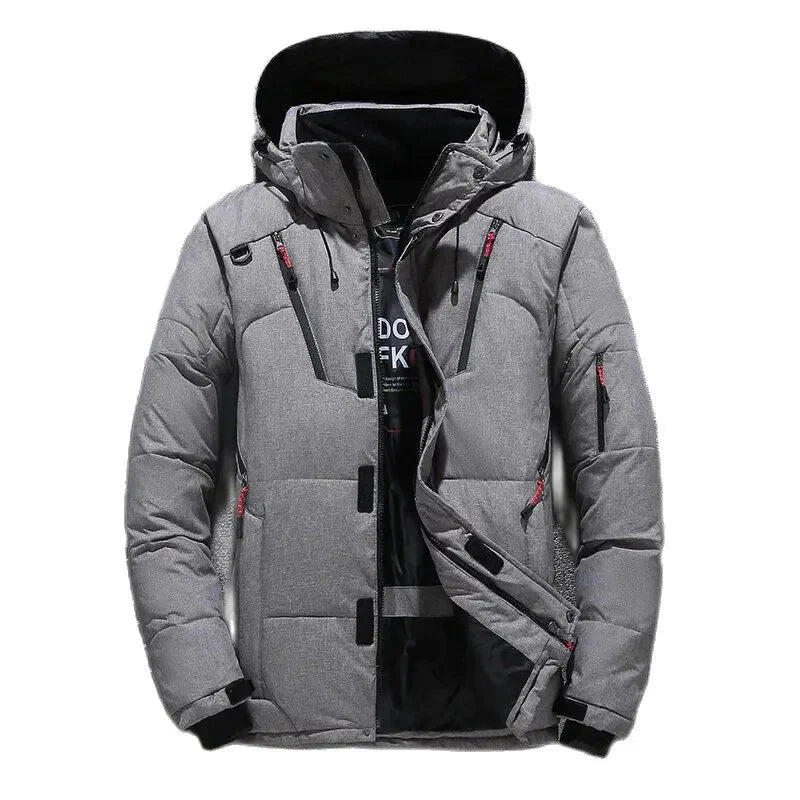 Casaco inverno outdoor - Thick [Vestuário - Jaquetas e Casacos - Casacos] 05 - Casaco inverno outdoor - Thick Pescamping Cinza G 