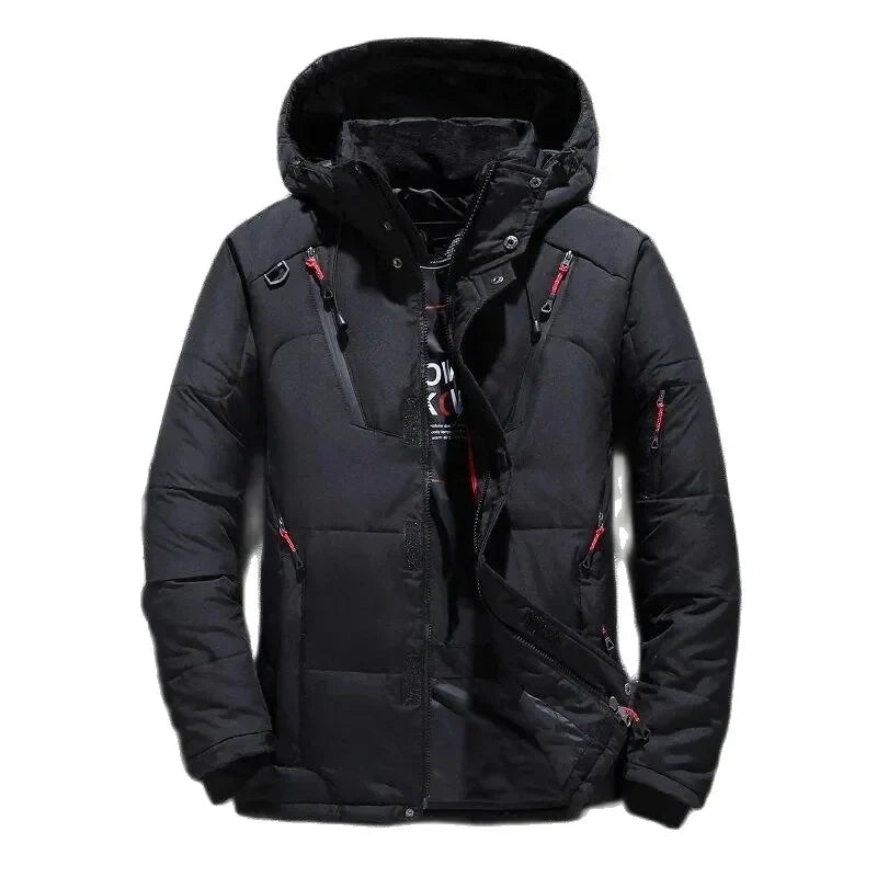 Casaco inverno outdoor - Thick [Vestuário - Jaquetas e Casacos - Casacos] 05 - Casaco inverno outdoor - Thick Pescamping Preto P 