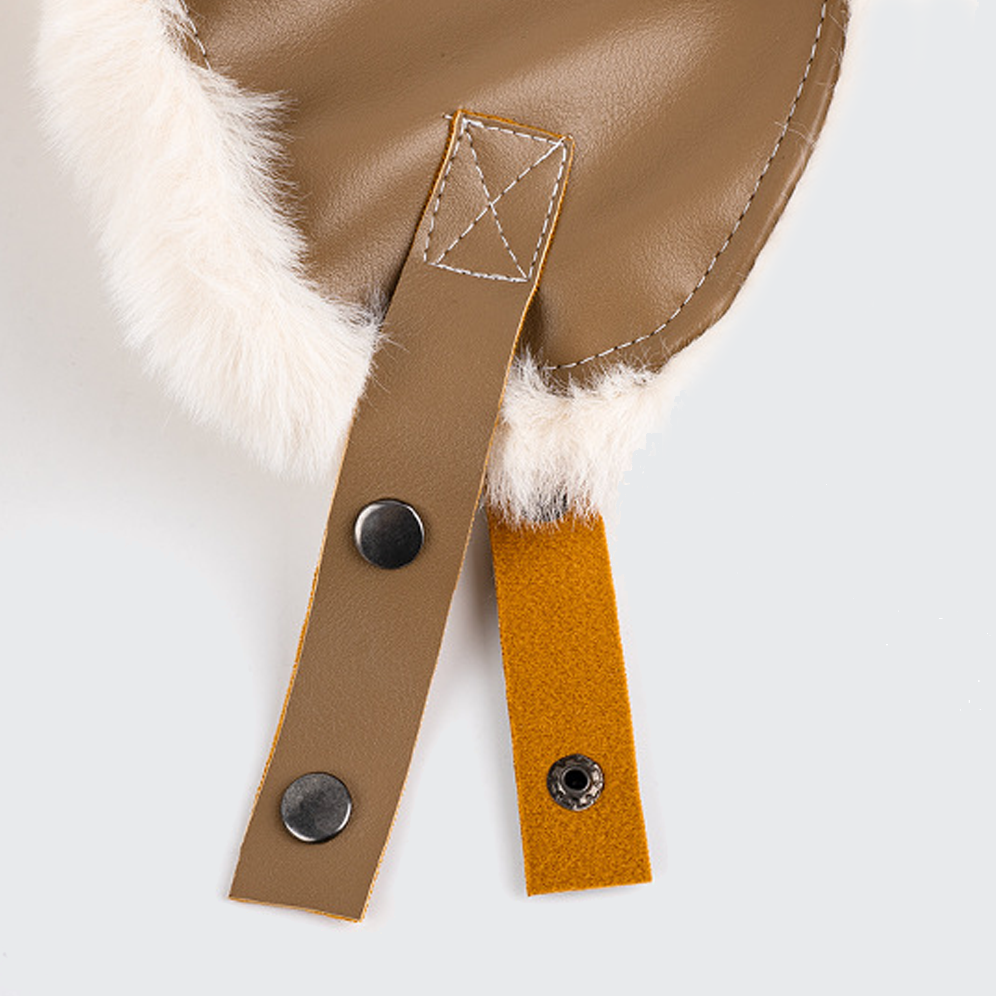 Yukon Trapper Hat - Faux Leather, Faux Fur Lined & Ear Flaps for Extreme Cold