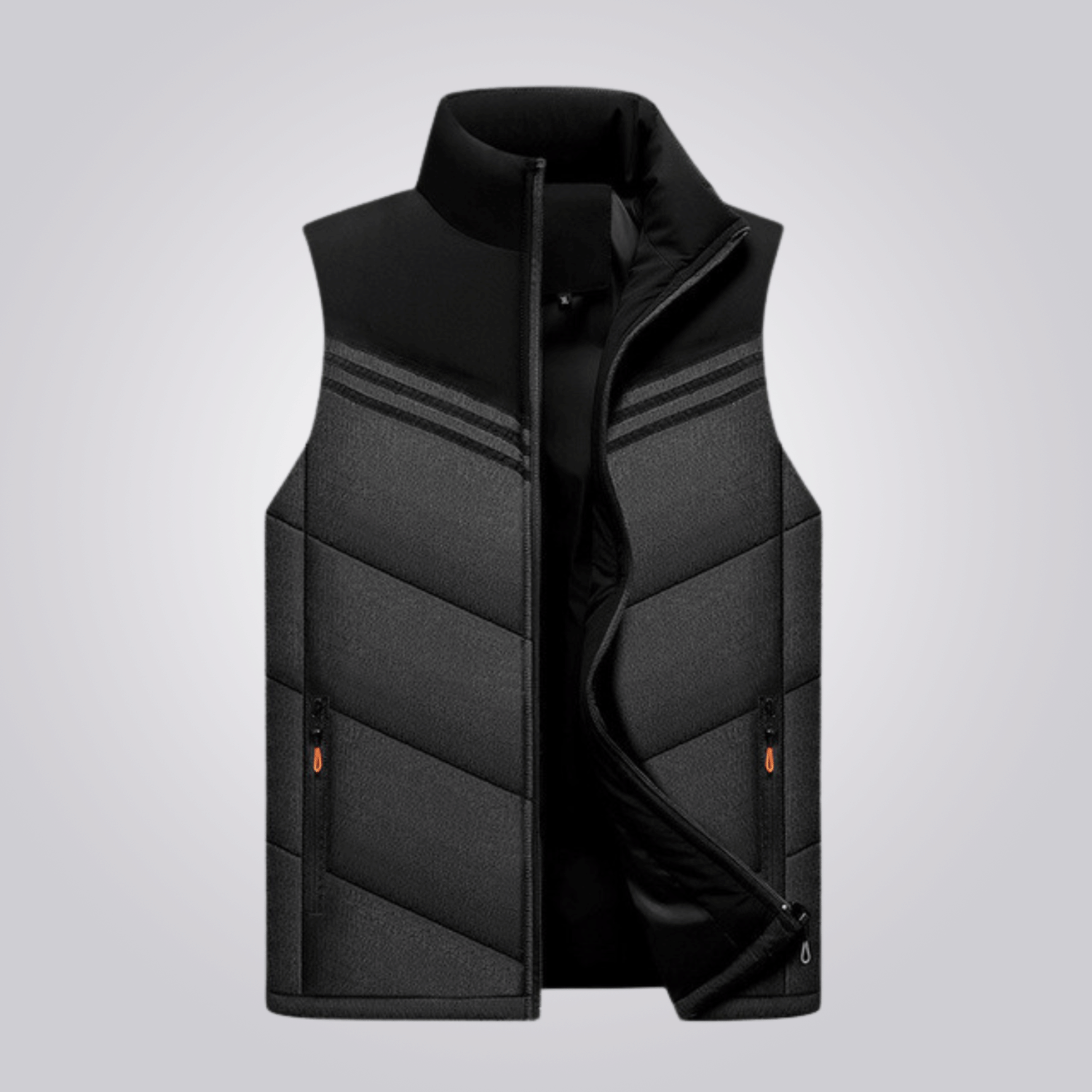 Men's Blizzard Thermal Vest - Breathable, Wind-Resistant & Zippered Pockets for Extreme Cold