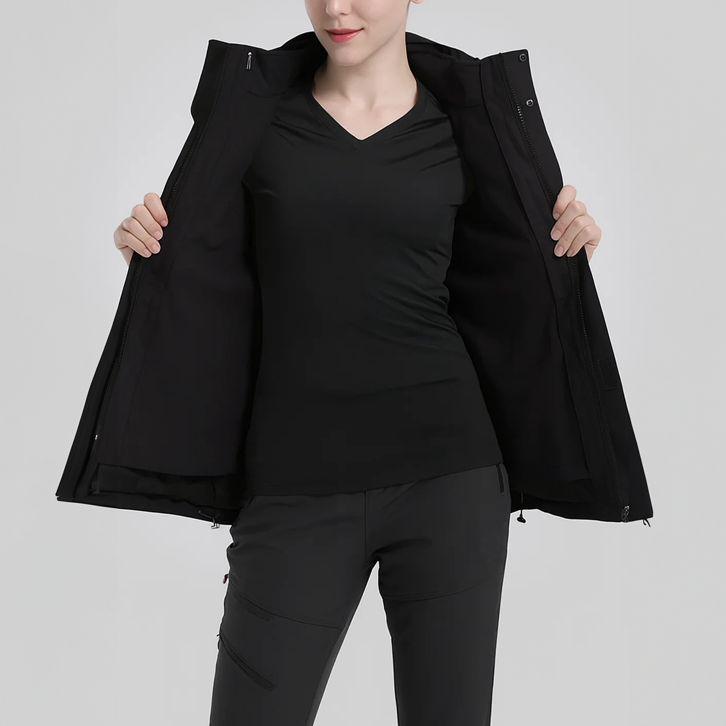 Women's Thermal Shield 3-in-1 Jacket - Waterproof, Fleece Liner & Removable Hood
