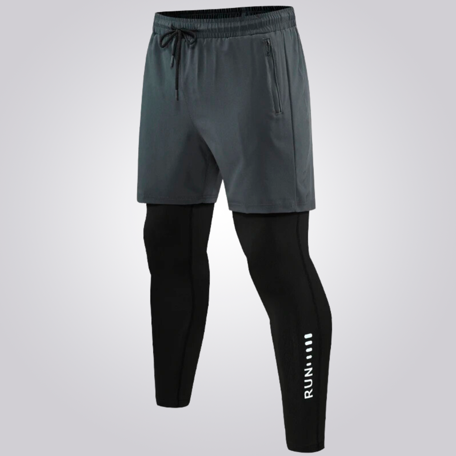 Men's Training 2-in-1 Shorts - Built-in Compression Liner for Freedom & Support