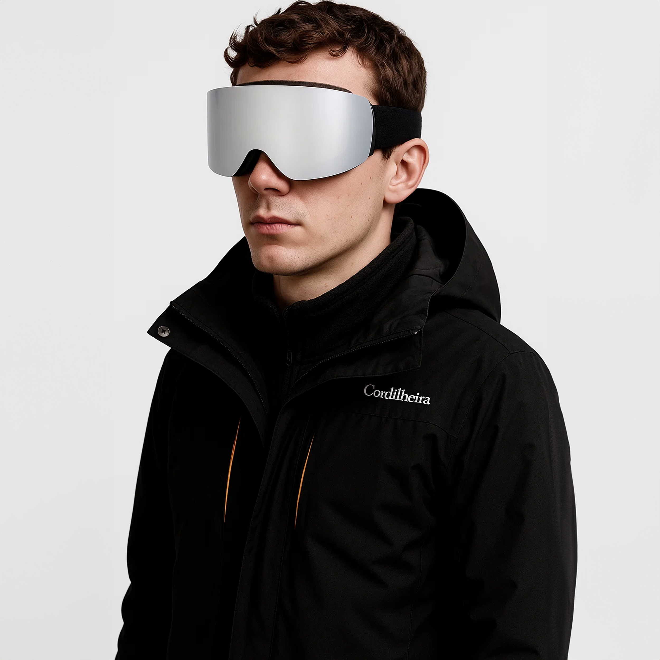 Panoramic Snow Goggles - Anti-Fog, Flexible Frame & 360° Vision for Ski/Snowboard