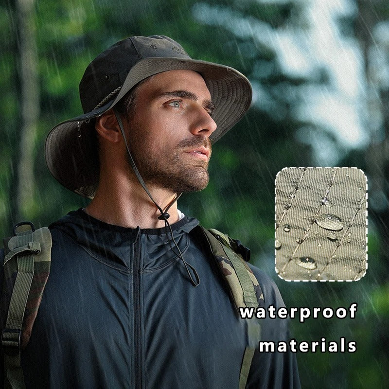 Travellers Waterproof Outdoor Hat | UPF 50+ Sun Protection Boonie Hat for Hiking