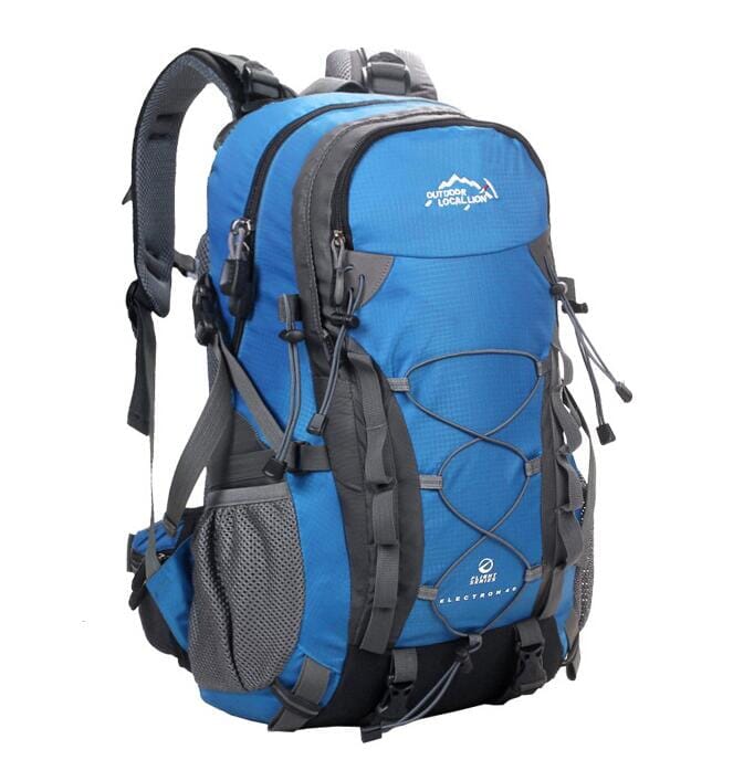 Mochila Hiking 40L - Explorer [Camping - Mochilas e Bags - Mochilas] 02 - Mochila Hiking 40L - Climb Pescamping Azul CN 30 - 40L